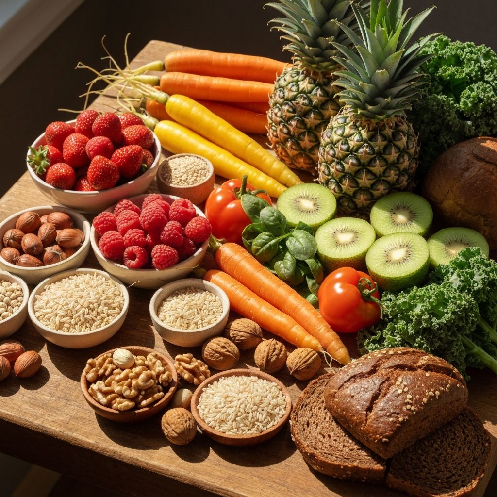 Vitamines dans l'alimentation quotidienne